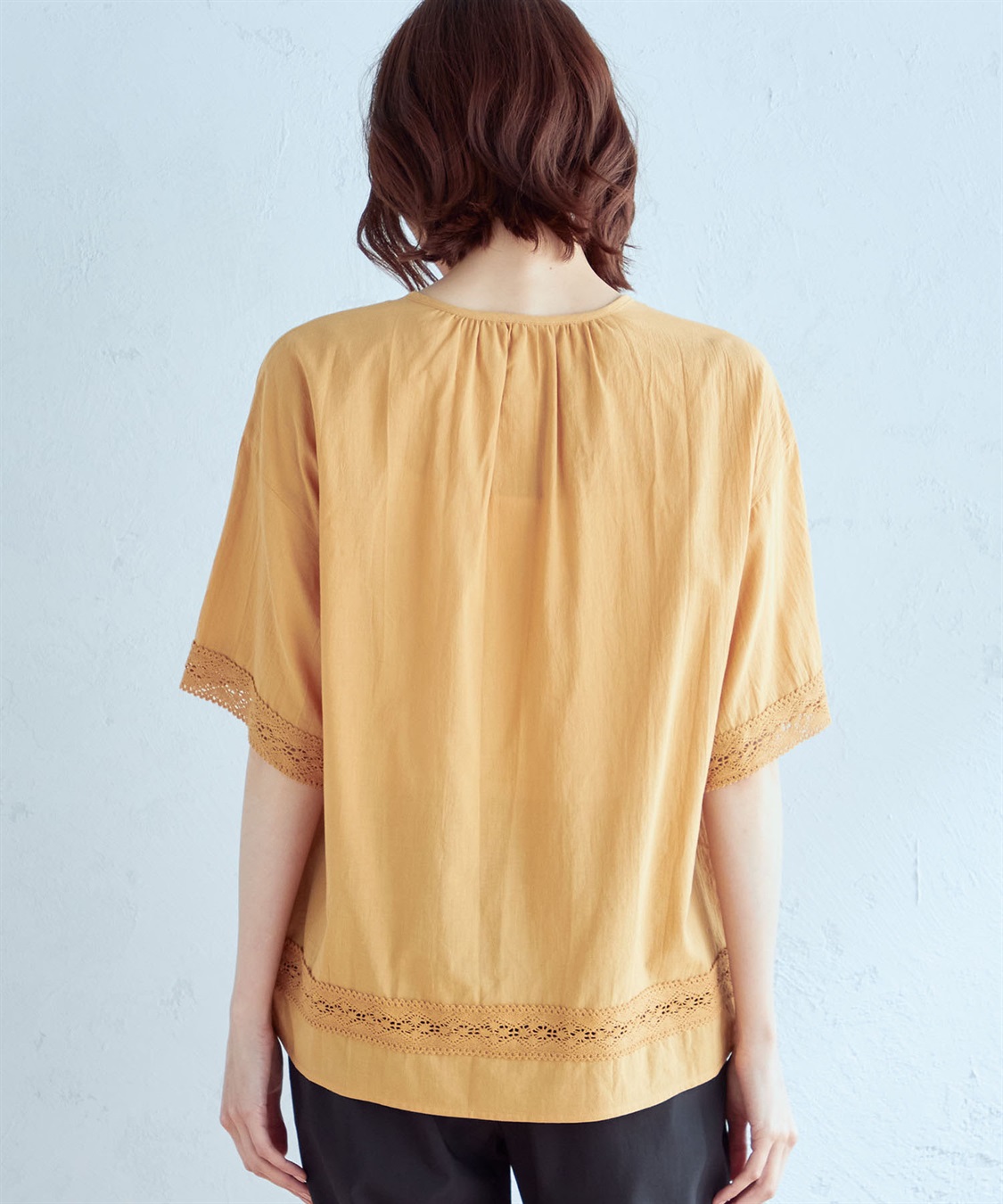 Petit Honfleur レース切替ブラウス_sub_2