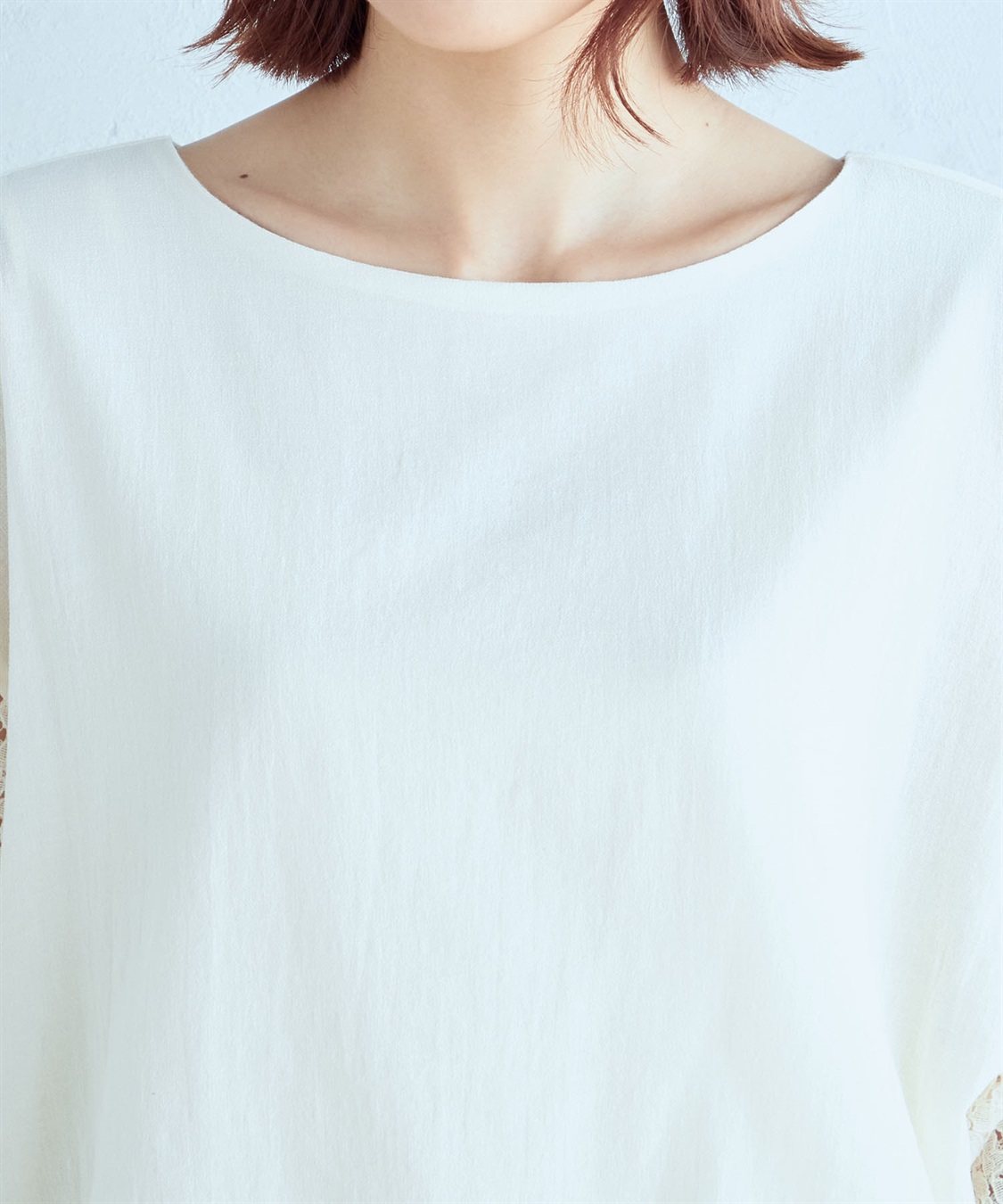 Petit Honfleur レーススリーブブラウス_sub_3