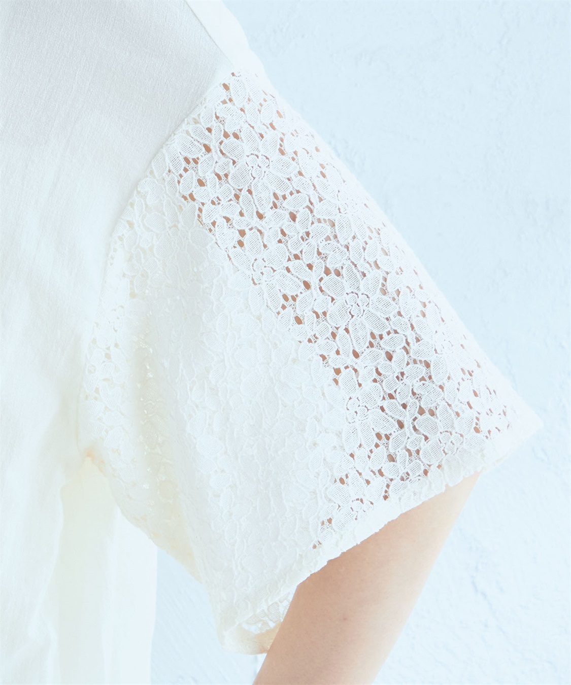 Petit Honfleur レーススリーブブラウス_sub_5