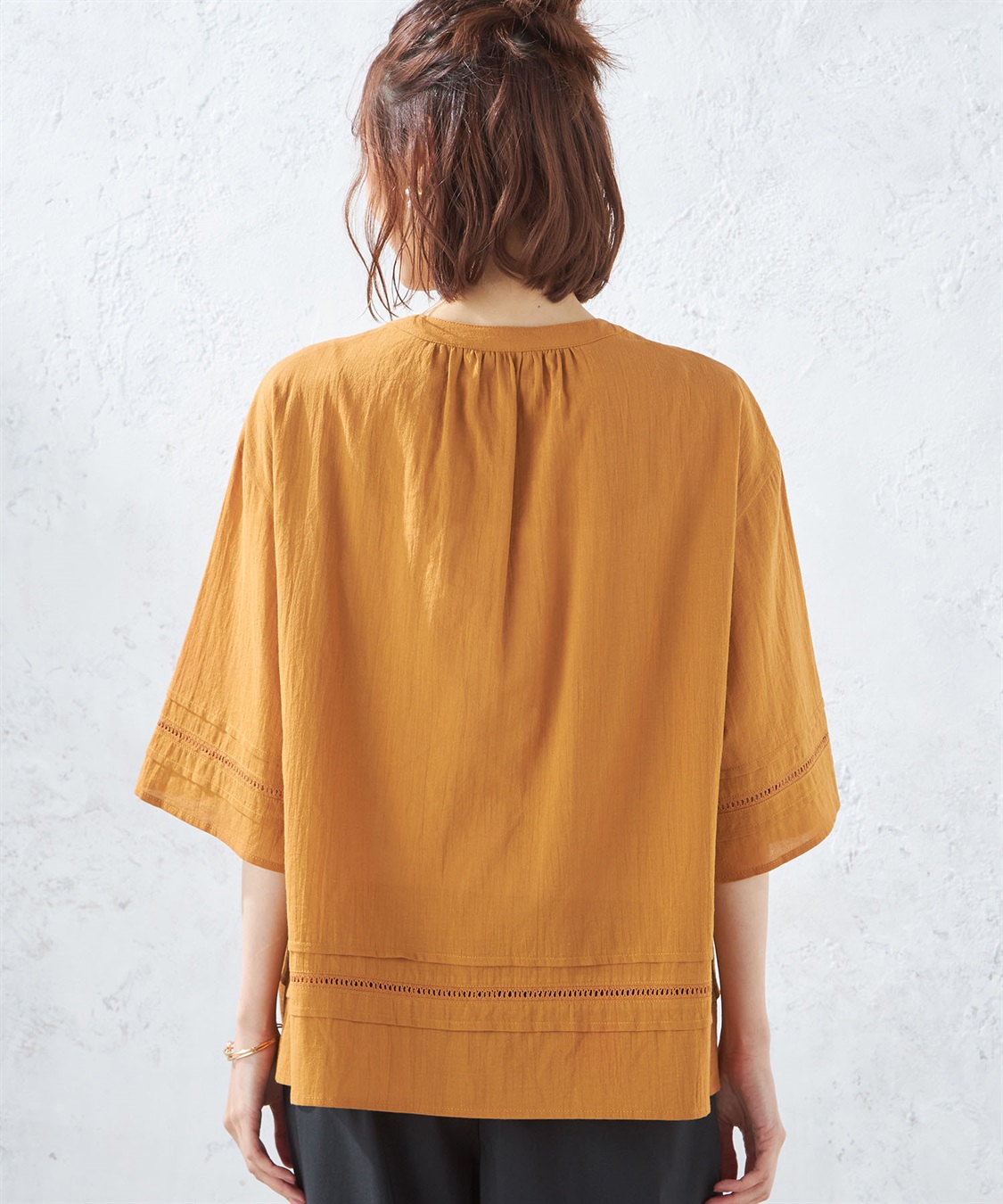 Petit Honfleur レース切替ブラウス_sub_2