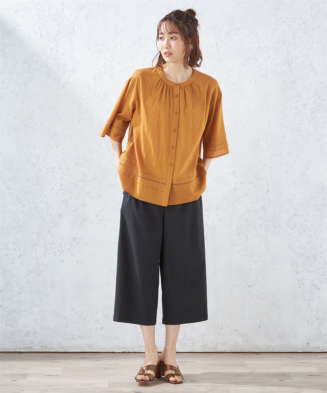 Petit Honfleur レース切替ブラウス_sub_7