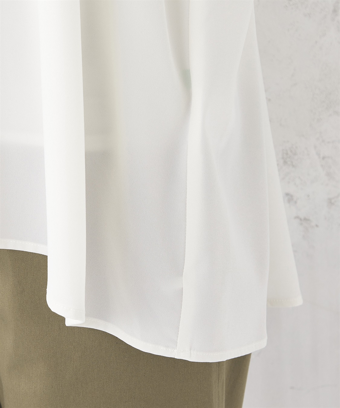 Petit Honfleur シャーリングネックブラウス_sub_6