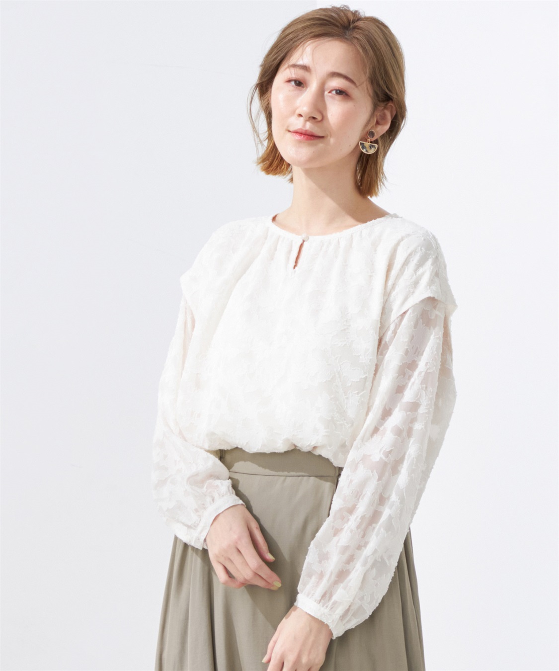 Petit Honfleur レースブラウス_sub_9