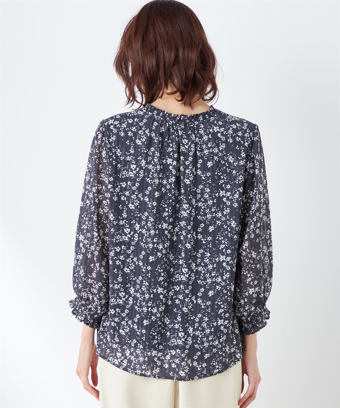 Petit Honfleur ストライプブラウス_sub_2