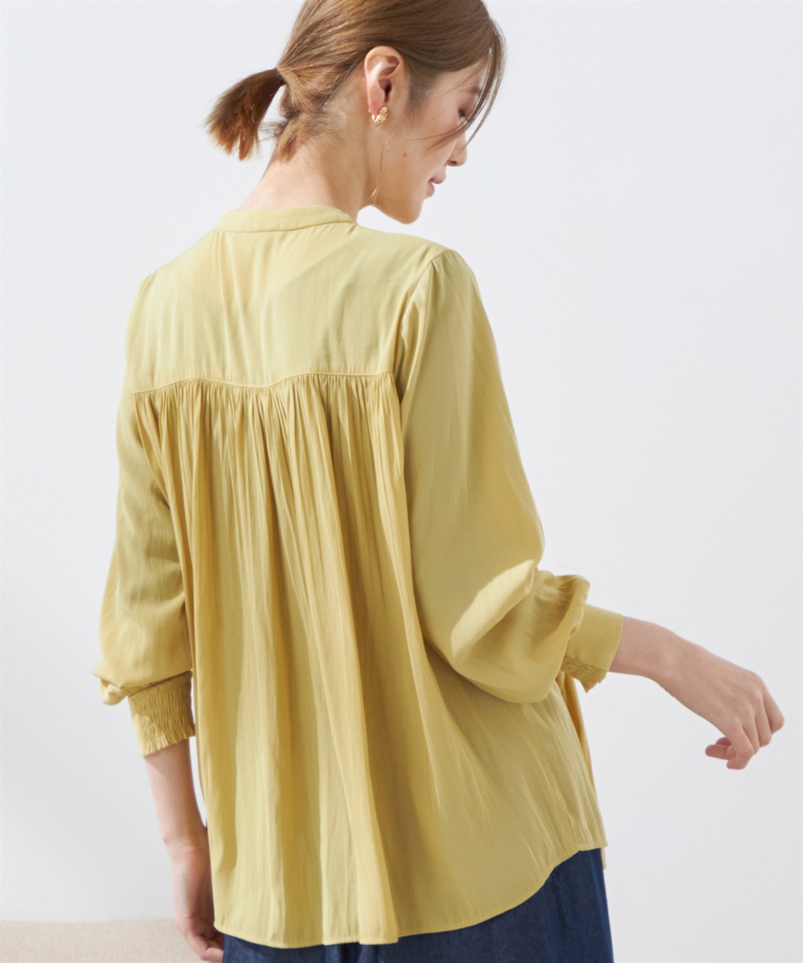 Petit Honfleur プリーツブラウス_sub_10