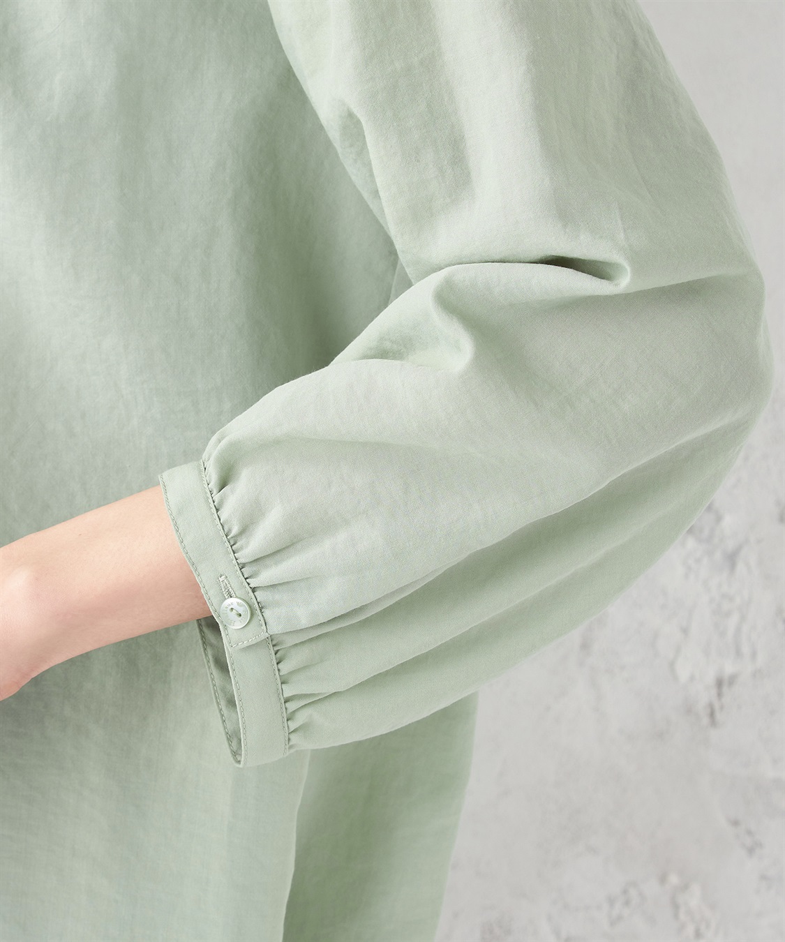 Petit Honfleur バンドカラーシャツ_sub_4