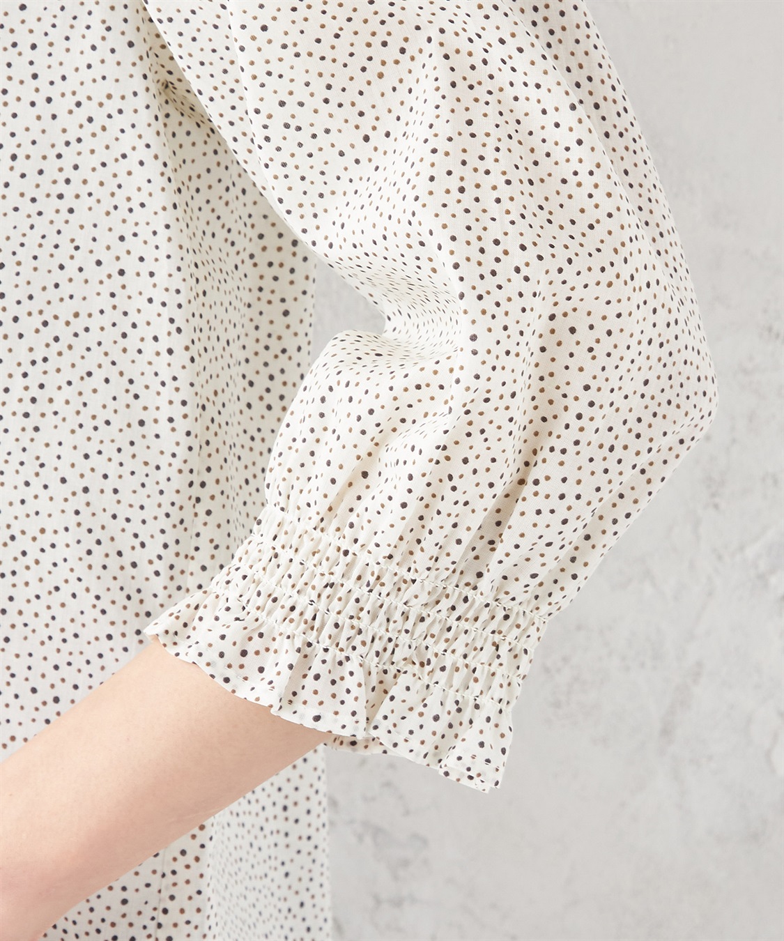 Petit Honfleur ブリントブラウス_sub_5