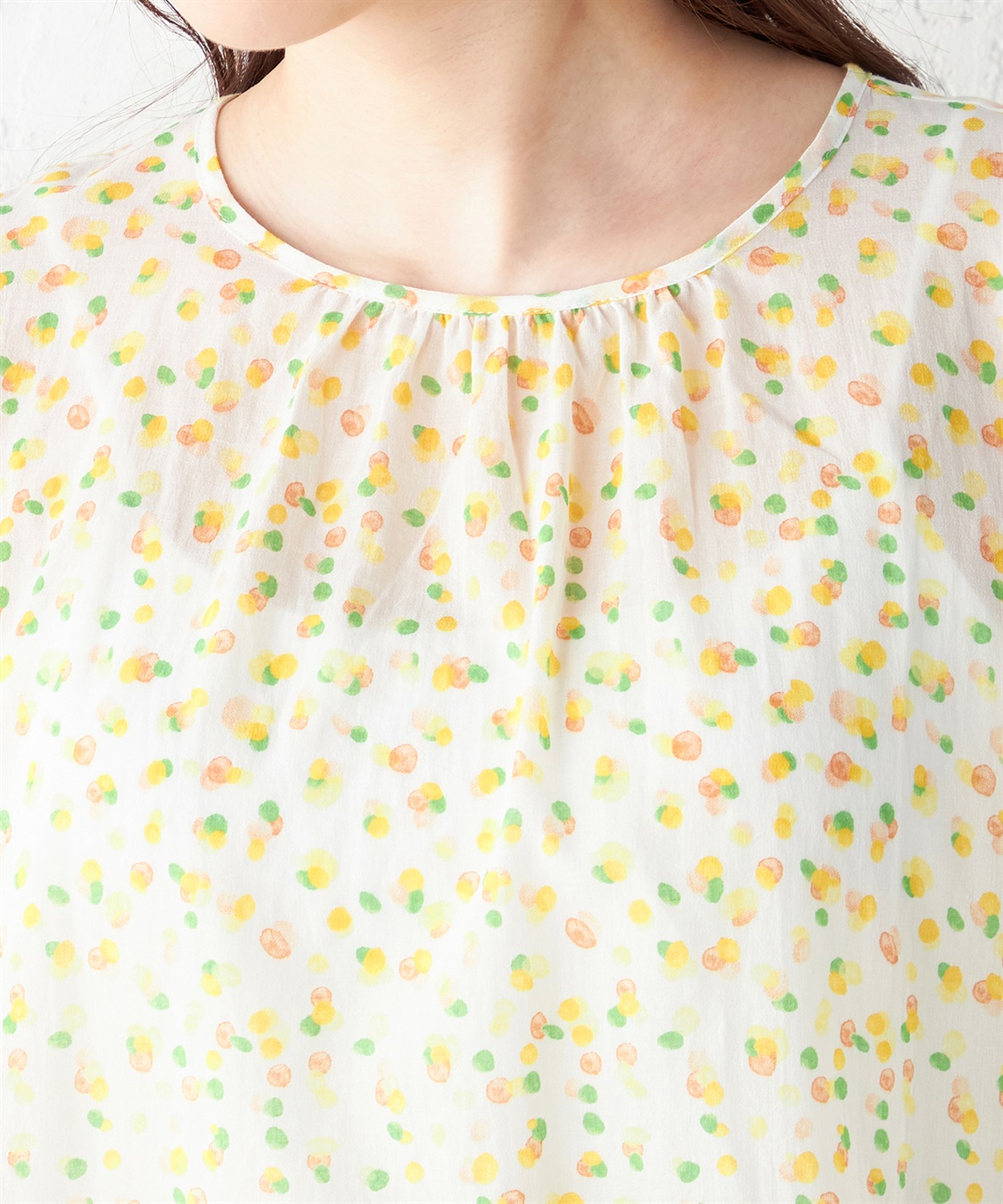 Petit Honfleur プリントブラウス_sub_3