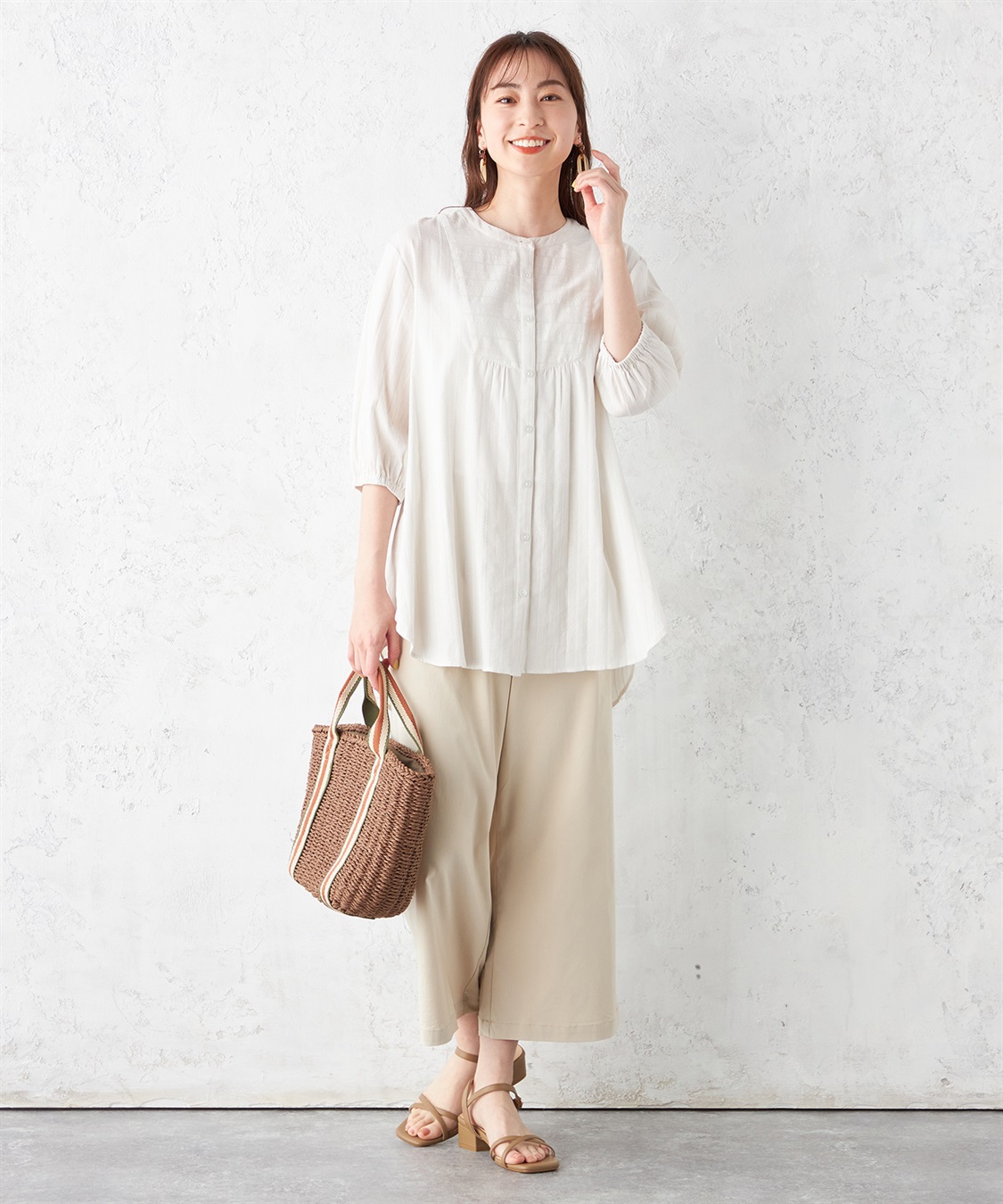 チュニックブラウス Petit Honfleur｜クロスプラス公式通販サイト