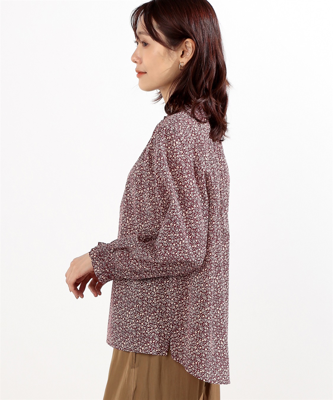 Petit Honfleur プリントブラウス_sub_1