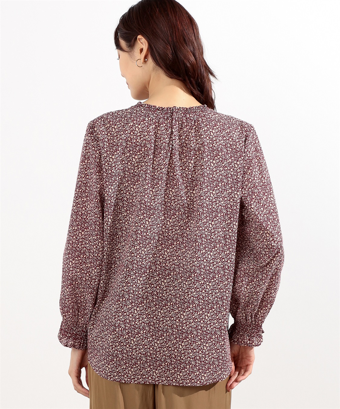 Petit Honfleur プリントブラウス_sub_2