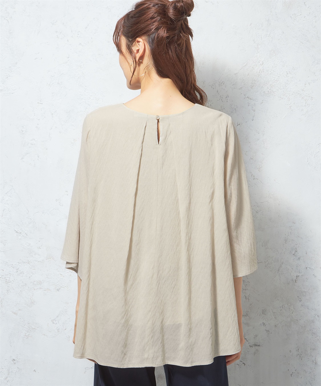 Petit Honfleur タックシアーブラウス_sub_2