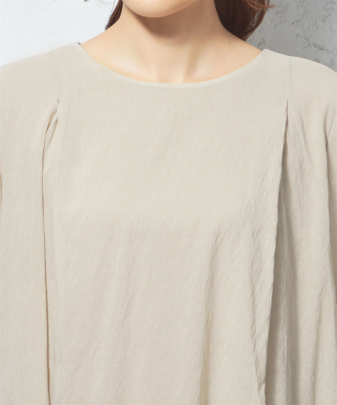 Petit Honfleur タックシアーブラウス_sub_3