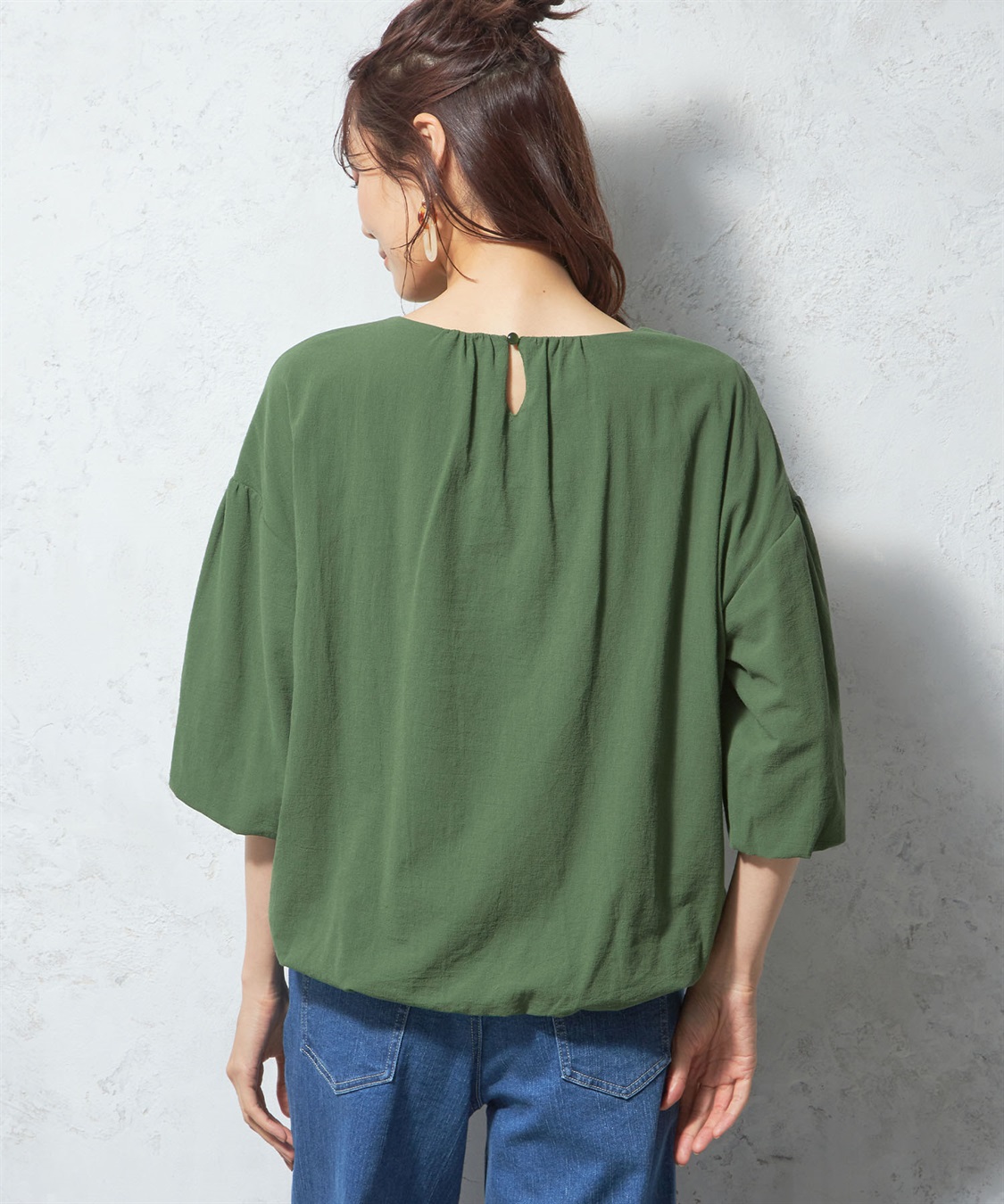 Petit Honfleur バルーンスリーブブラウス_sub_2