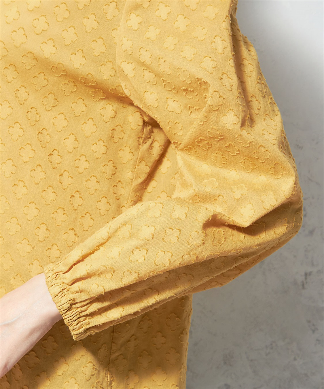 Petit Honfleur レースジャガードブラウス_sub_4