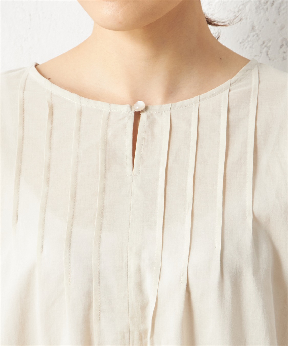 Petit Honfleur スカラップレースブラウス_sub_3