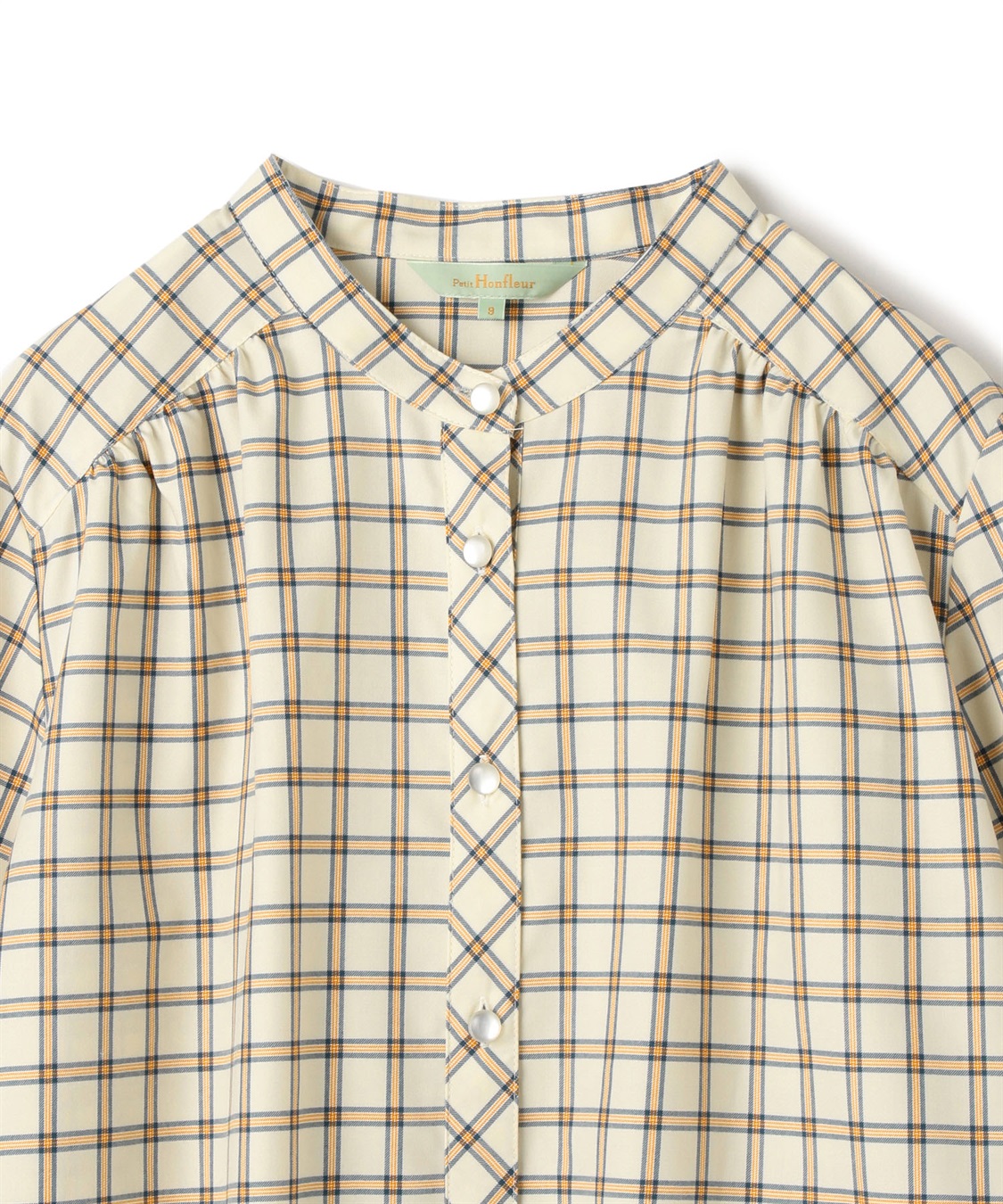 Petit Honfleur チェックシャツ_sub_4