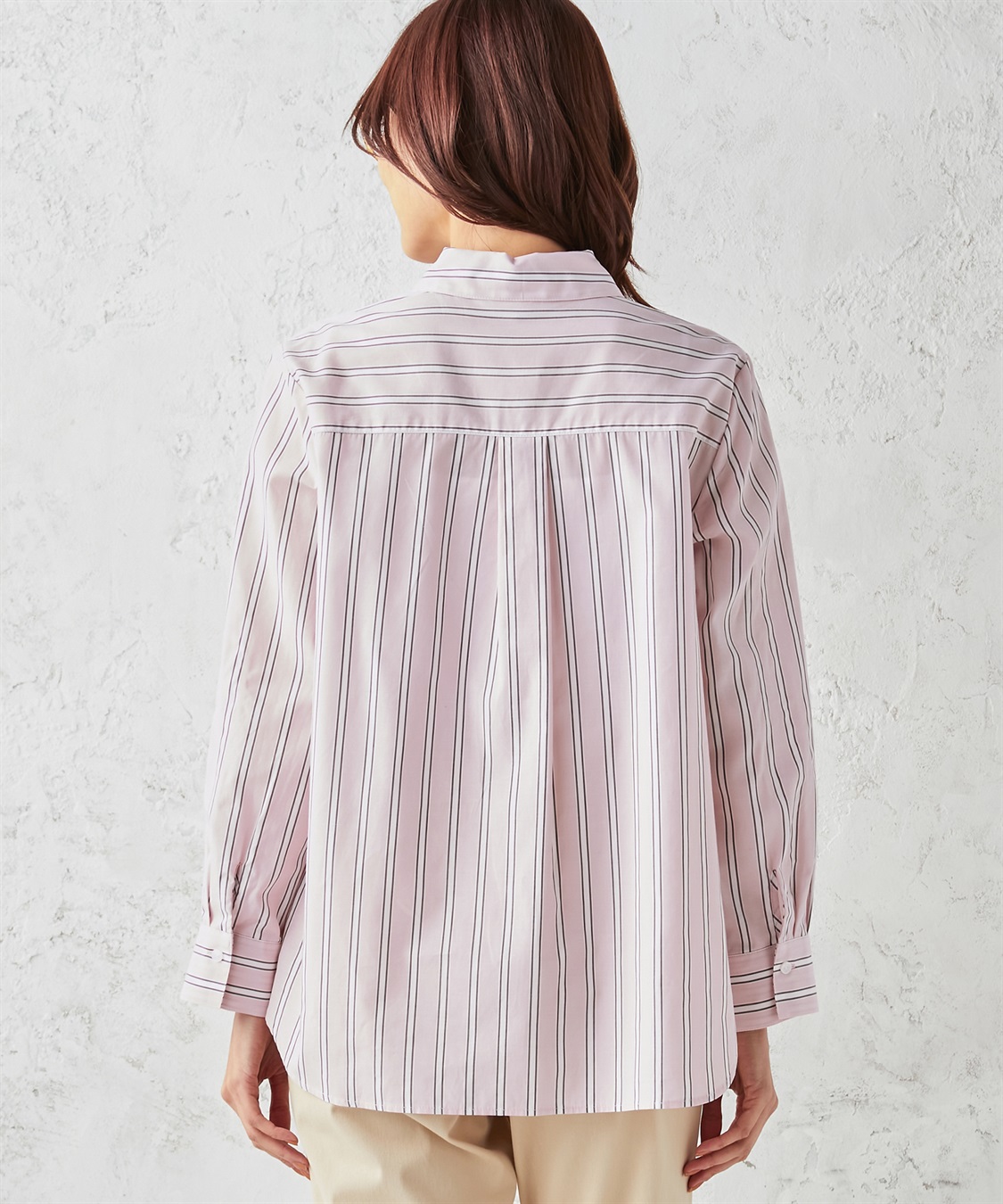 Petit Honfleur ストライプシャツ_sub_2