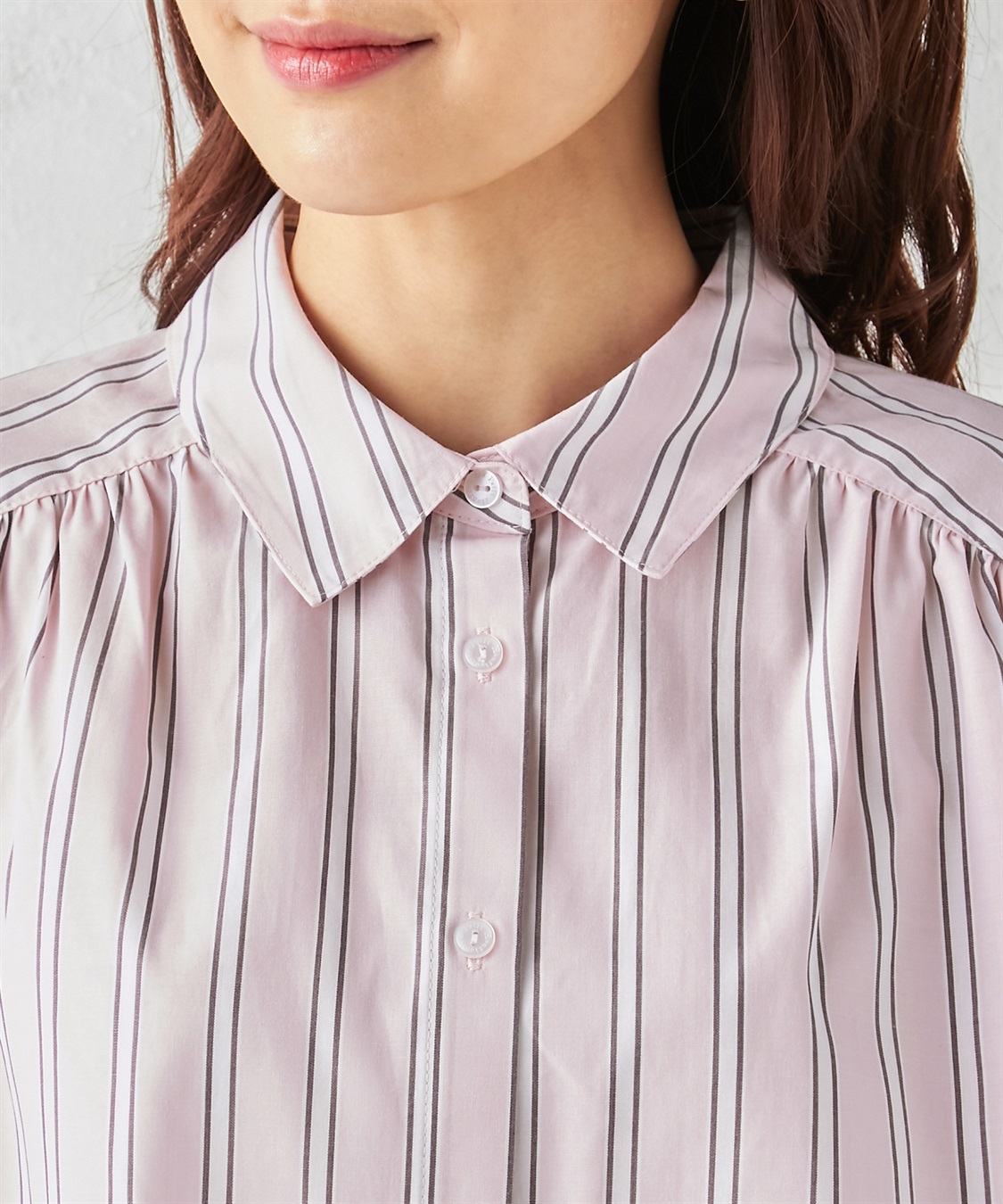 Petit Honfleur ストライプシャツ_sub_3