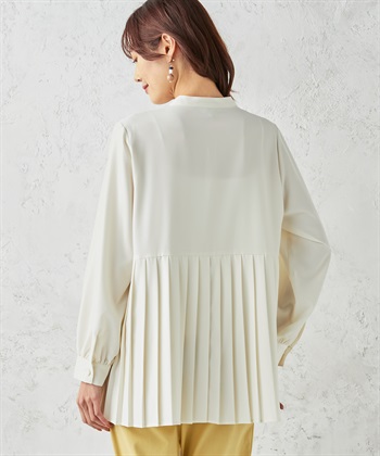 Petit Honfleur プリーツ切替ブラウス_subthumb_2