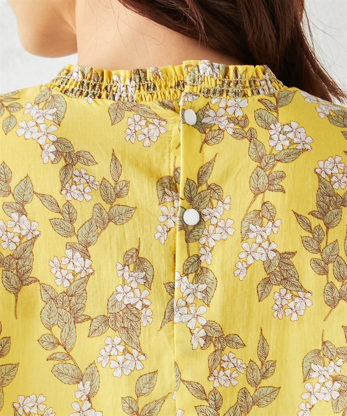 Petit Honfleur プリントハイネックブラウス_sub_4