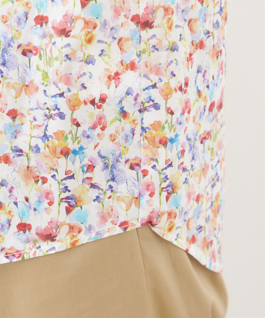 Petit Honfleur リバティプリントヨークギャザーブラウス_sub_6