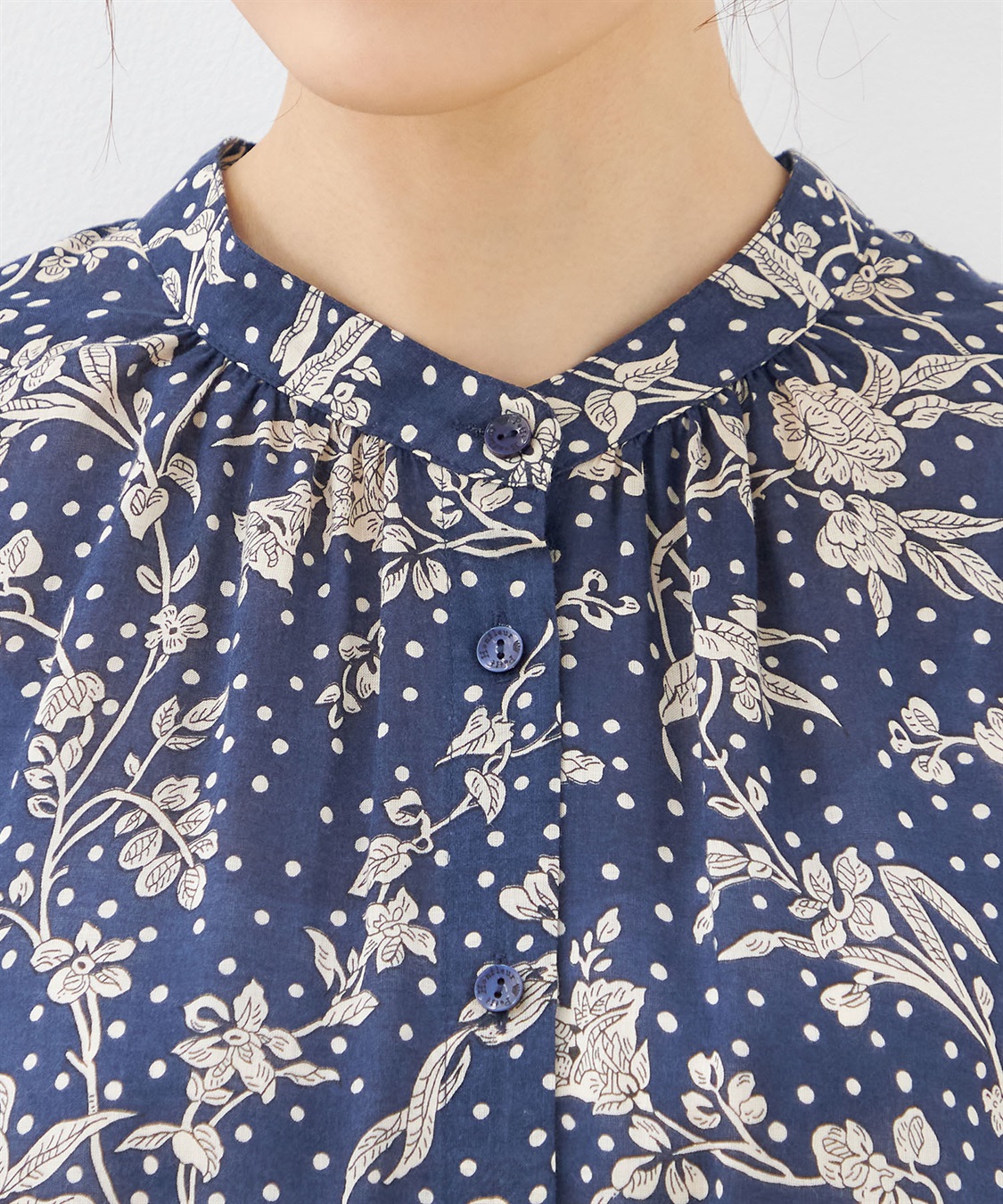 Petit Honfleur リバティプリントブラウス_sub_3