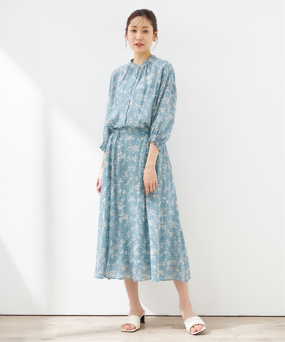 Petit Honfleur リバティプリントブラウス_sub_9