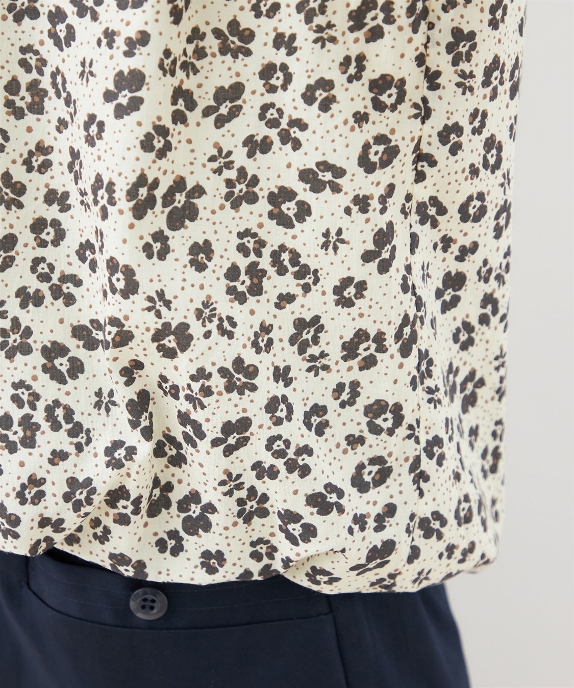 Petit Honfleur プリントバルーンブラウス_sub_6