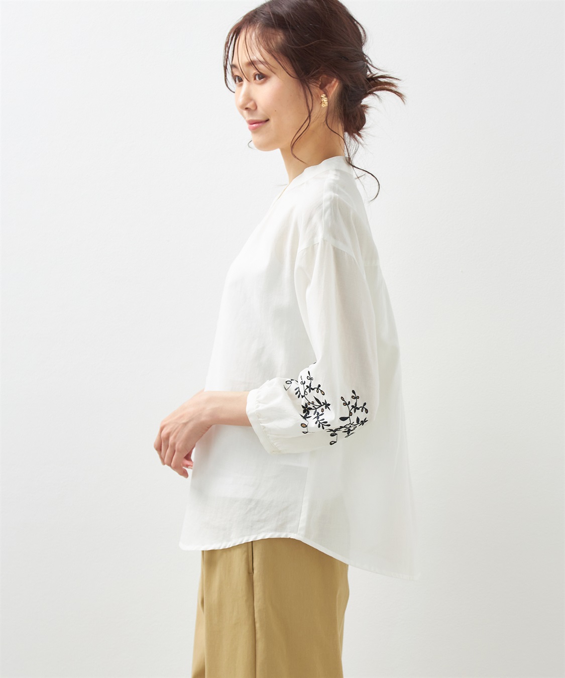 Petit Honfleur 刺しゅうブラウス_sub_2