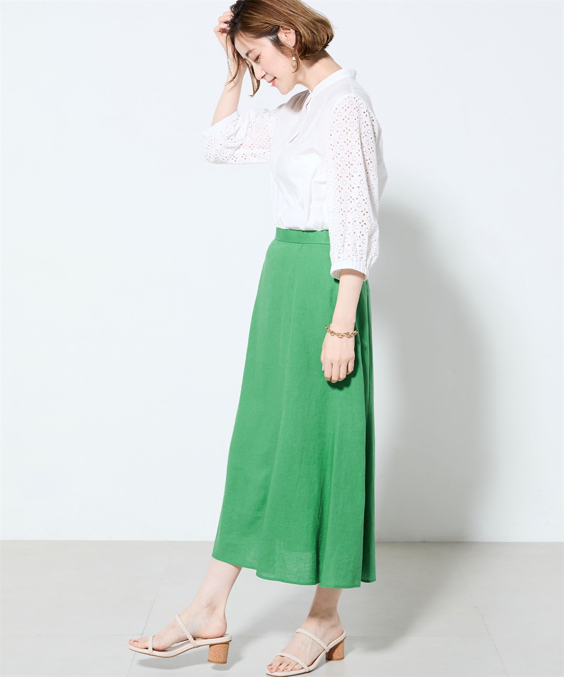 Petit Honfleur レースシャツ_sub_1