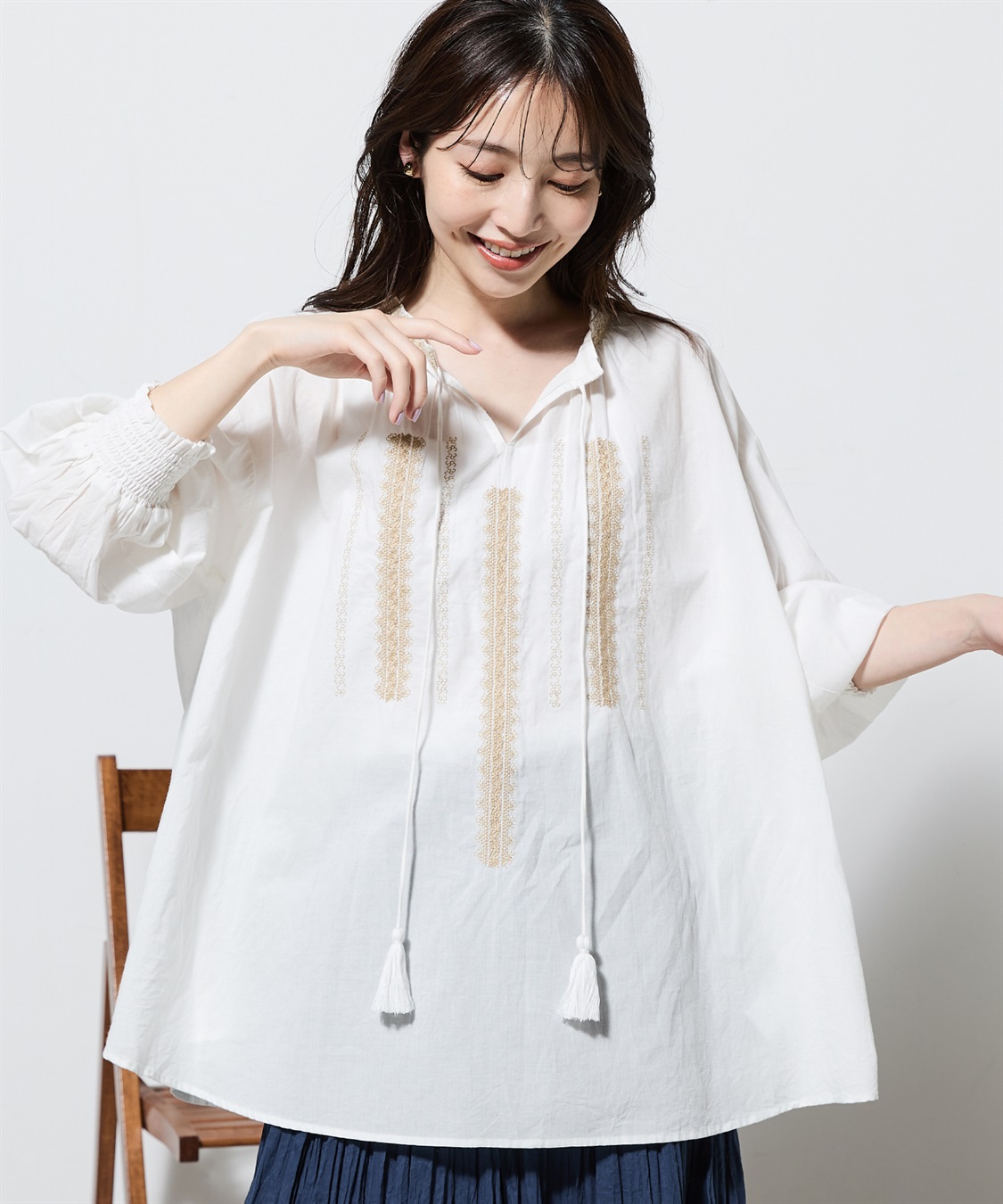 ✨美品✨N°21 伊製 シルク混 フローラルレース 長袖シャツブラウス 42 ✨美品✨N°21 伊製 シルク混 フローラルレース 長袖シャツブラウス