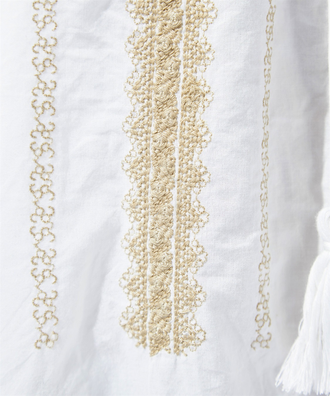 Petit Honfleur ギャザー刺しゅうブラウス_sub_10