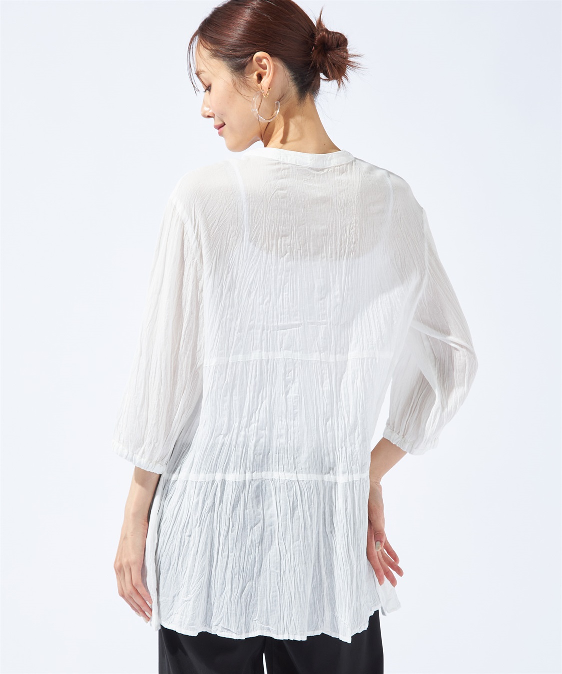 Petit Honfleur ティアードブラウス_sub_6