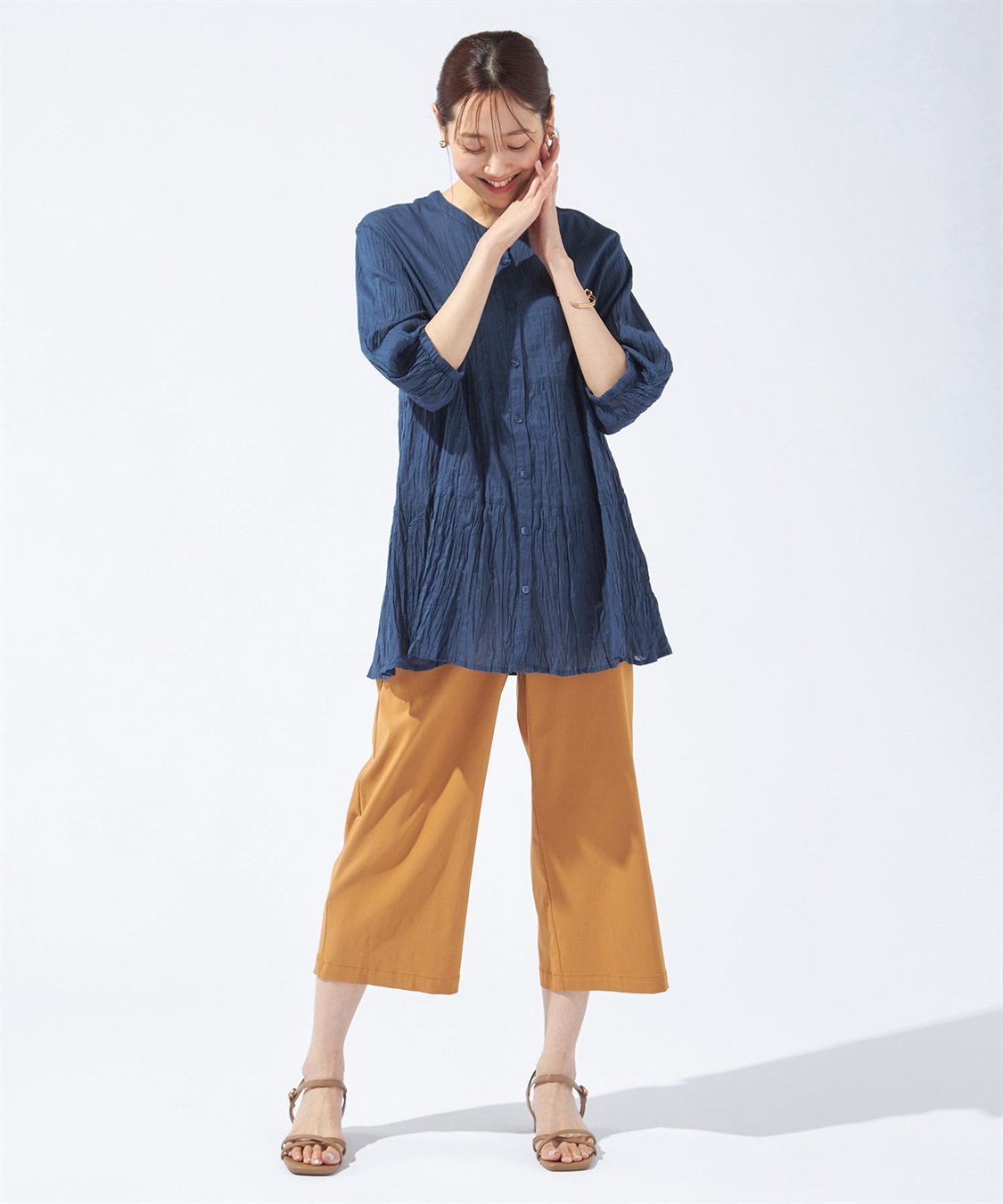 Petit Honfleur ティアードブラウス_sub_16