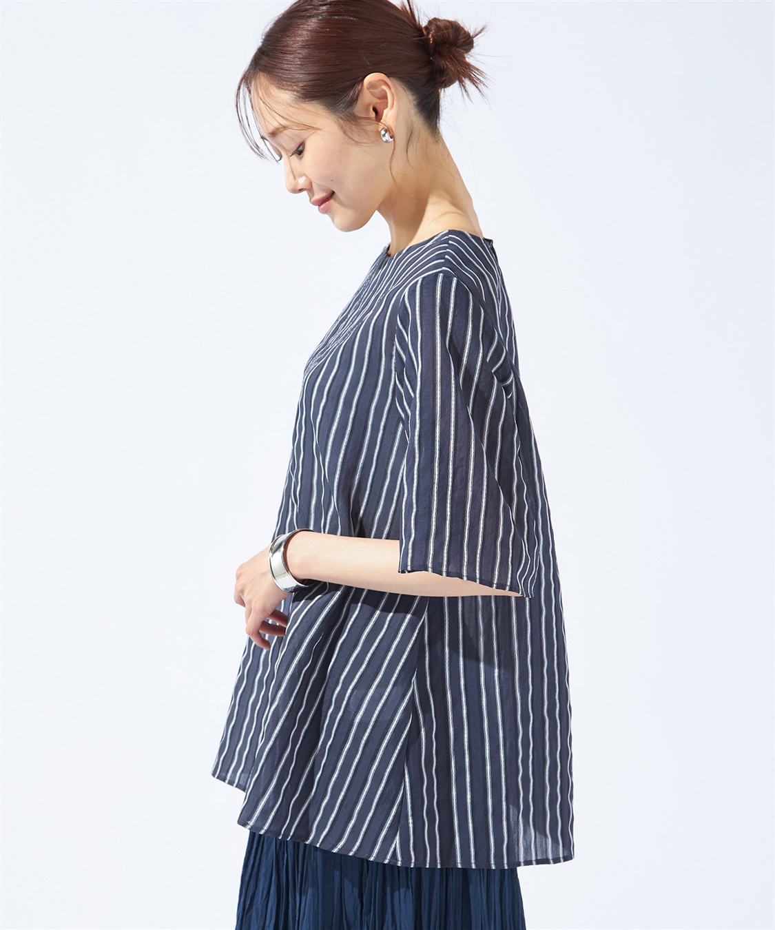 Petit Honfleur フレアブラウス_sub_1