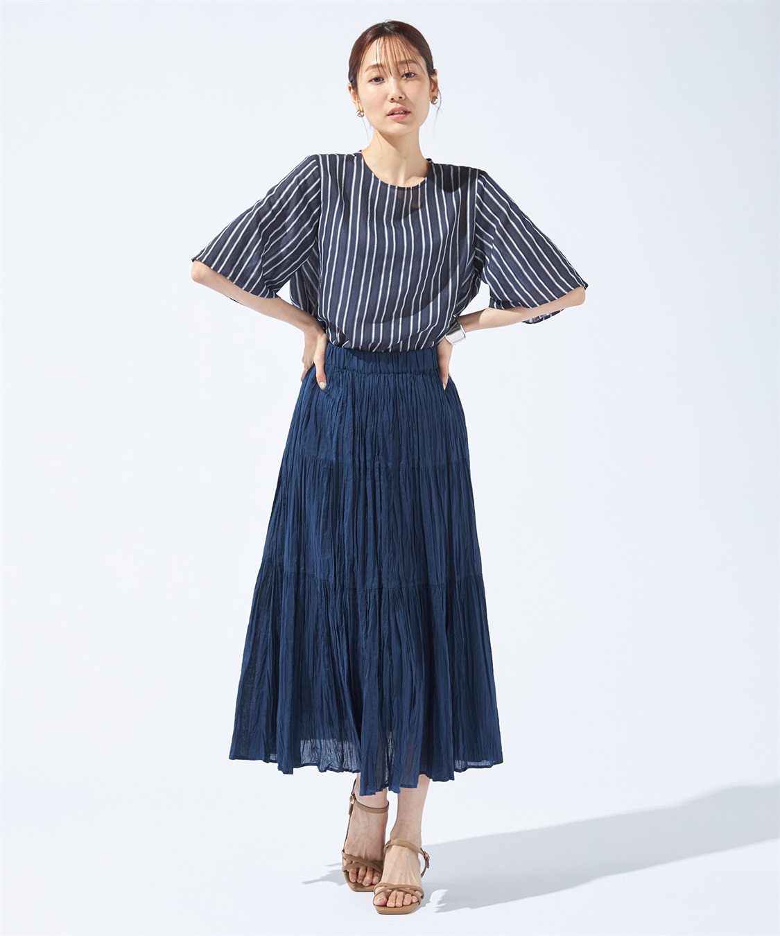 Petit Honfleur フレアブラウス_sub_10