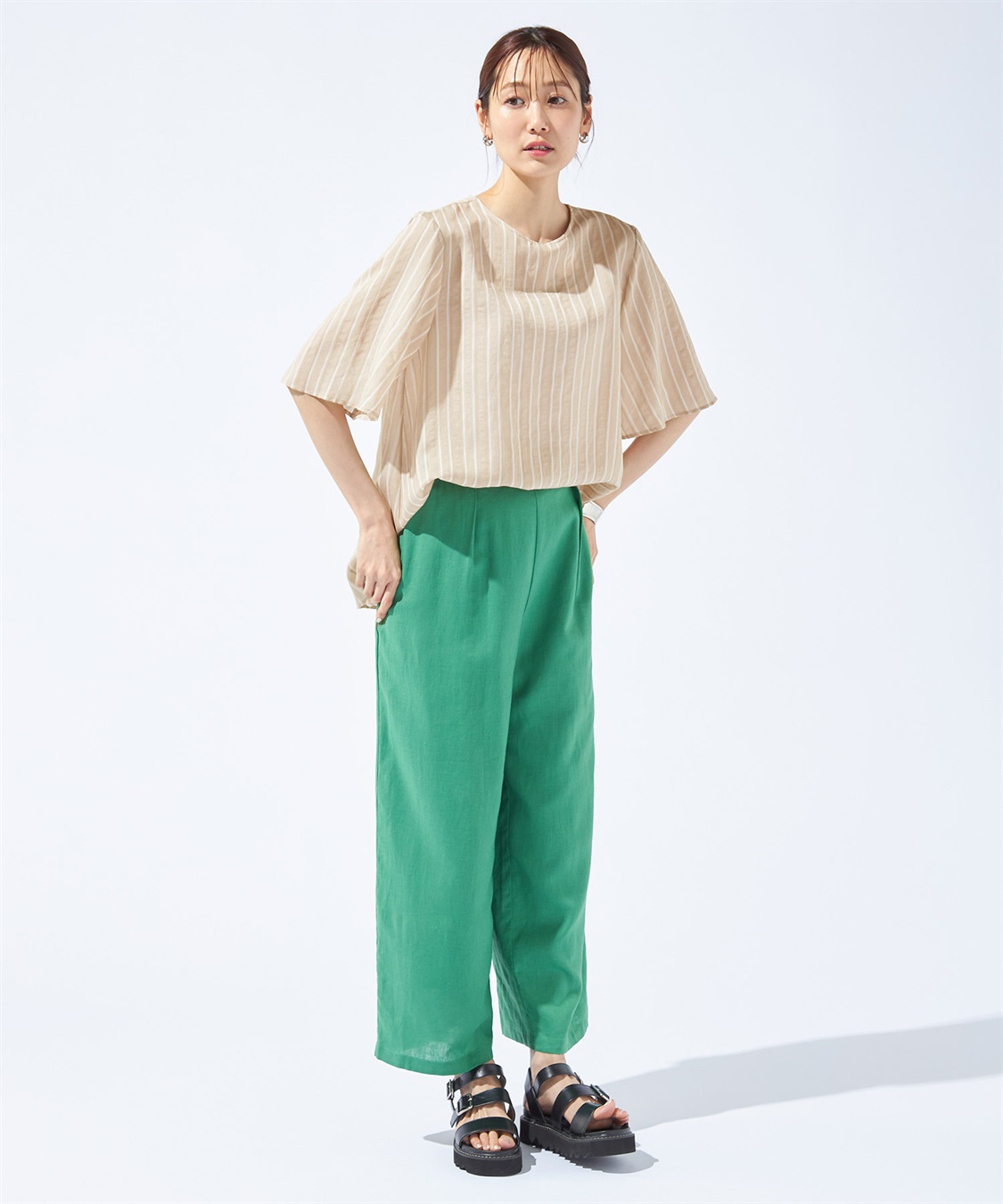 Petit Honfleur フレアブラウス_sub_12