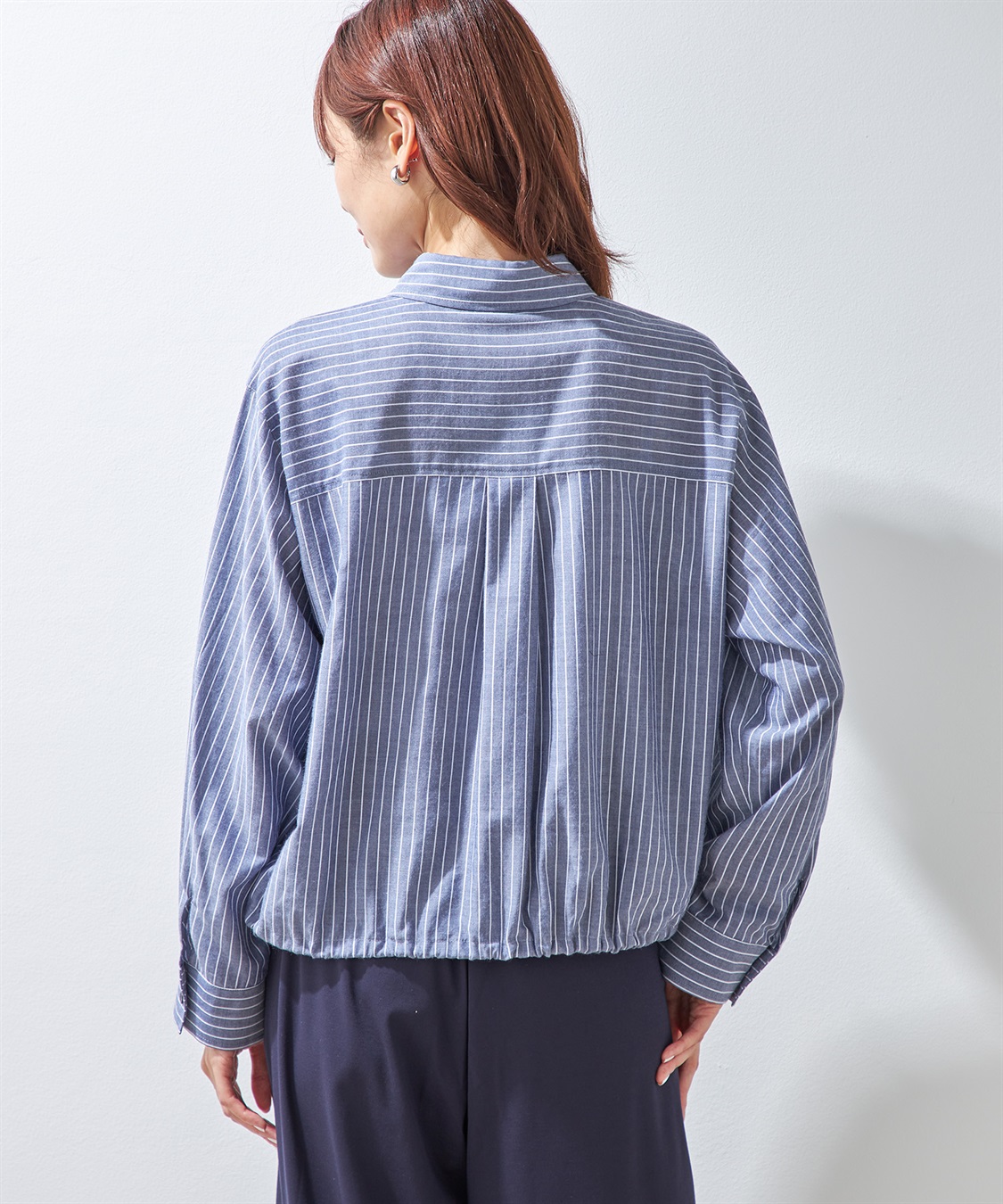 Petit Honfleur ドロストショートシャツ_sub_2