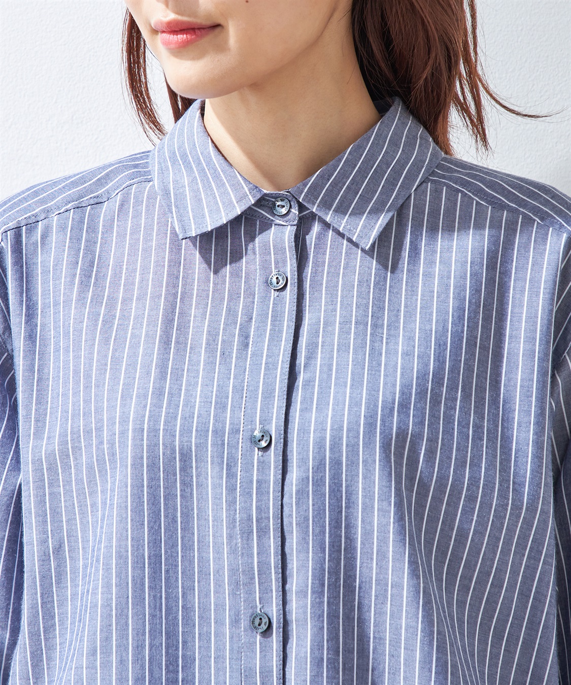 Petit Honfleur ドロストショートシャツ_sub_3