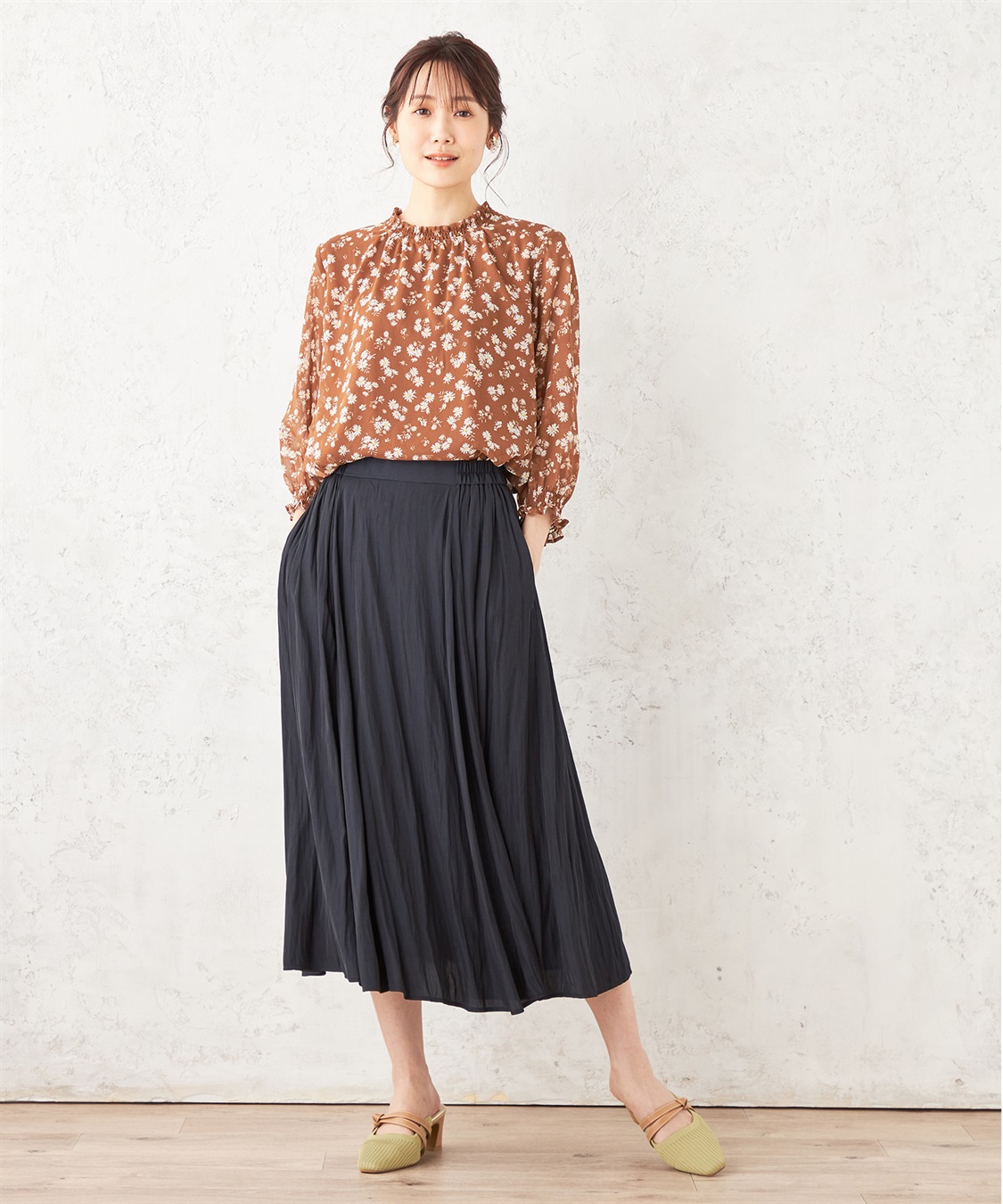 Petit Honfleur プリントブラウス_sub_13