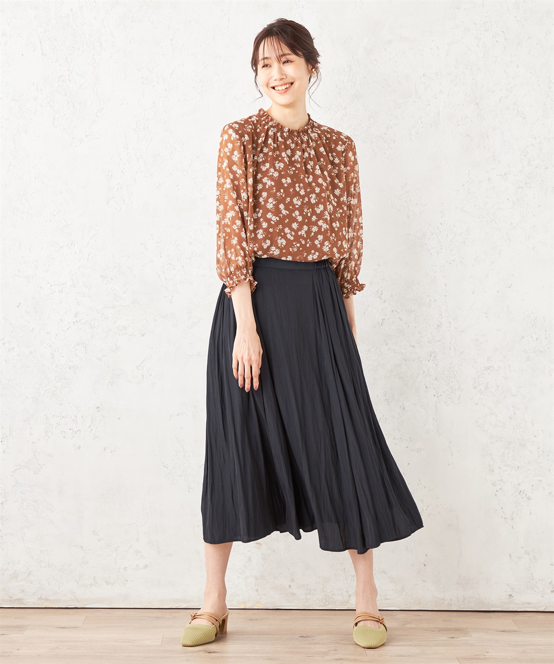 Petit Honfleur プリントブラウス_sub_14