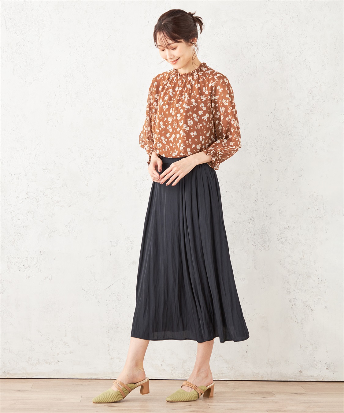 Petit Honfleur プリントブラウス_sub_15