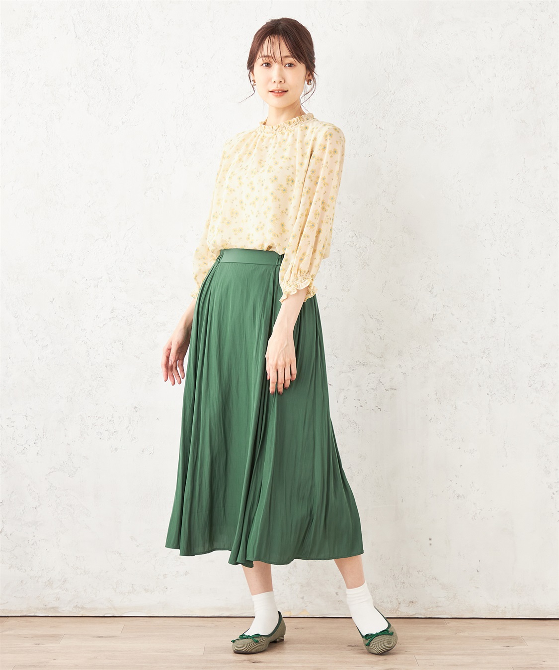 Petit Honfleur プリントブラウス_sub_16