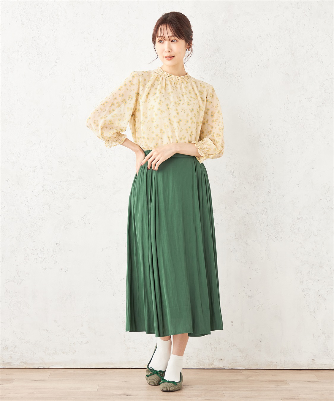 Petit Honfleur プリントブラウス_sub_17