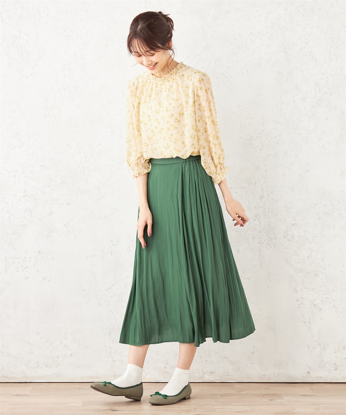 Petit Honfleur プリントブラウス_sub_18