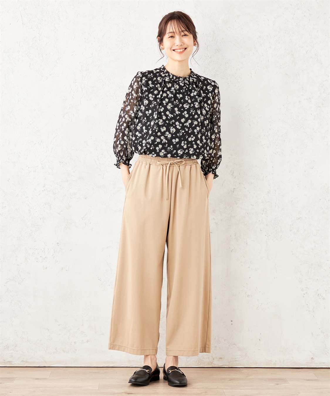 Petit Honfleur プリントブラウス_sub_19