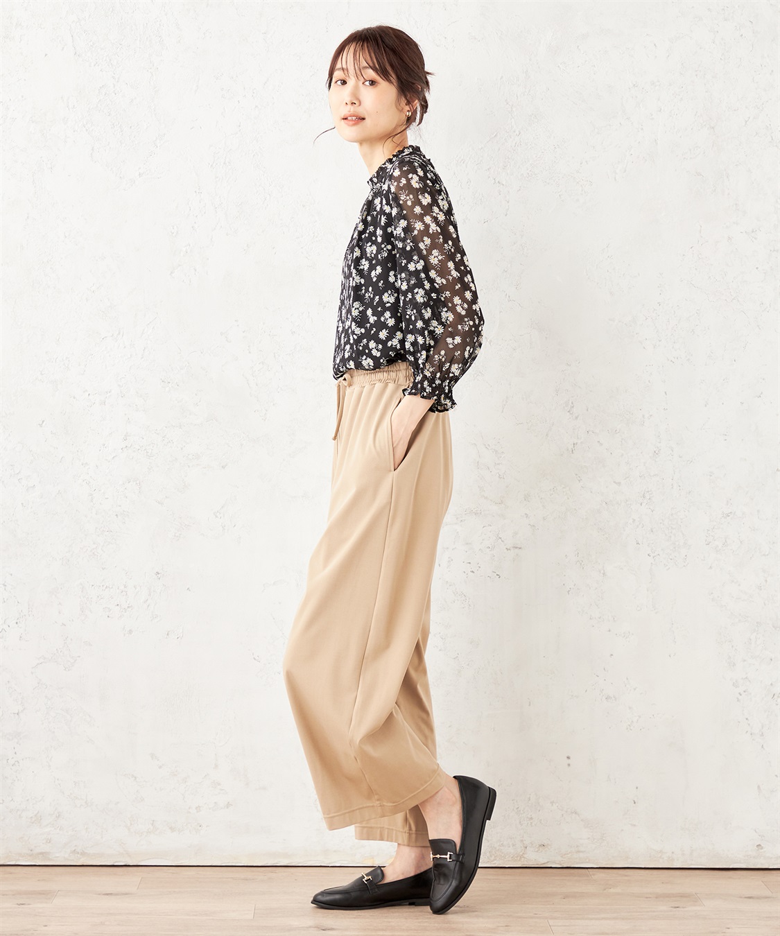 Petit Honfleur プリントブラウス_sub_20