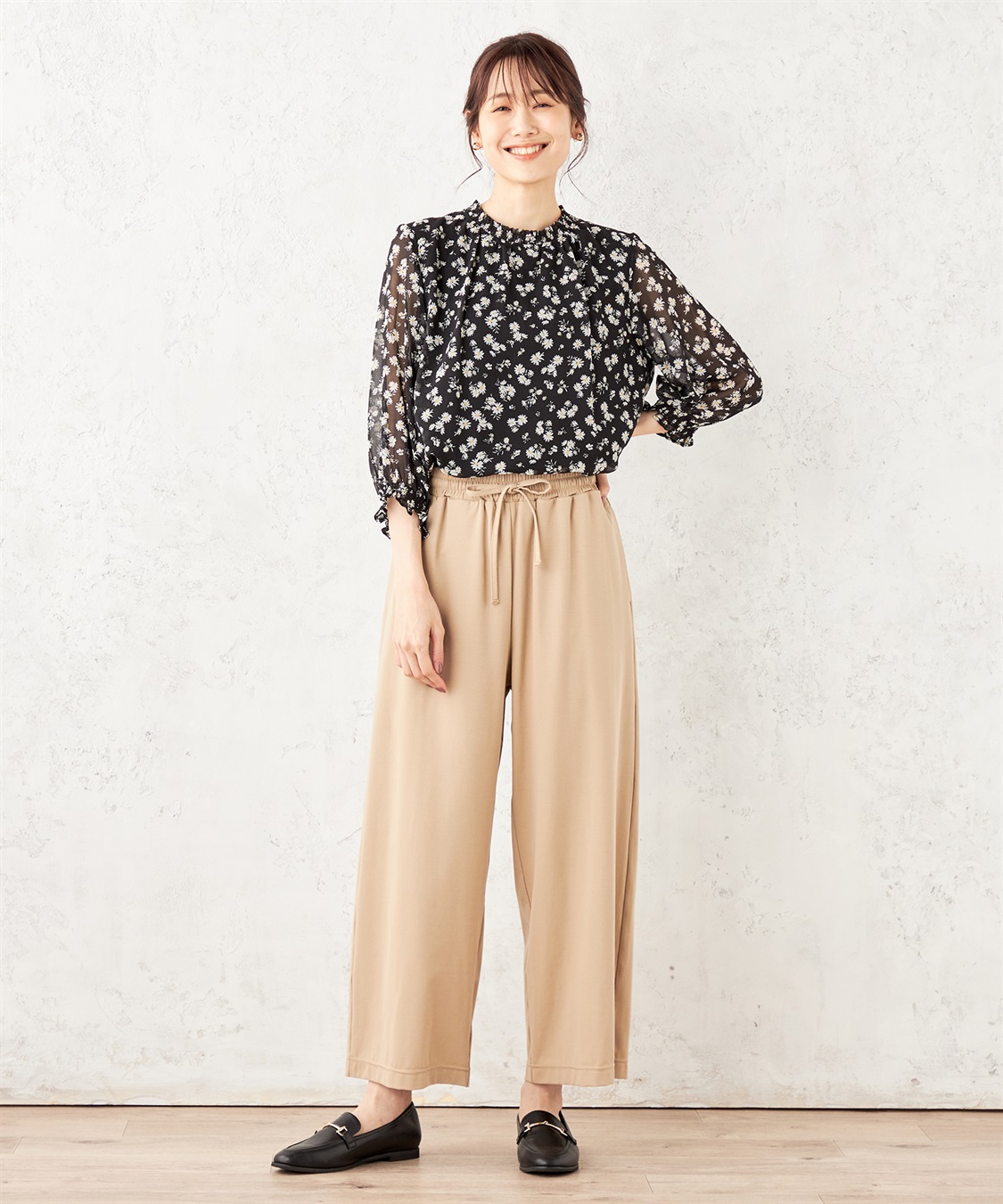 Petit Honfleur プリントブラウス_sub_21