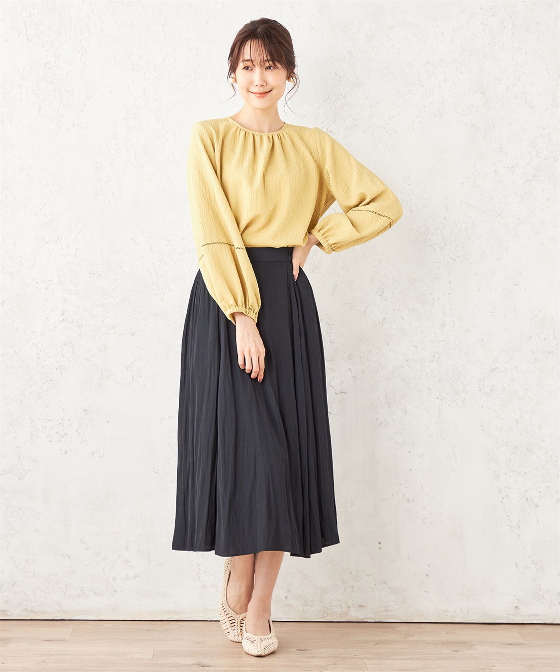 Petit Honfleur ギャザーブラウス_sub_13